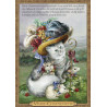 Carte postale de chat historique de Séverine Pineaux, Marie-Chatounette - Histochats 2019.