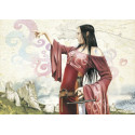 La Fée Morgane, carte postale féerique de Brucero