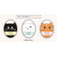 Mes trois adorables livres chats de Brigitte Bulard-Cordeau. Coffret de 3 livres sur les chats.