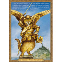 Carte postale chat historique de Séverine Pineaux, Le Chat-Ange St Minet – Histochats 2020
