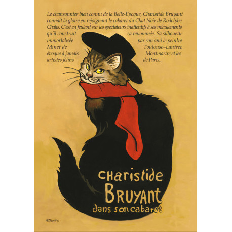 Carte postale chat historique de Séverine Pineaux, Charistide Bruyant – Histochats 2020