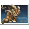Carte postale Chat Bélier de Séverine Pineaux – Chats du Zodiaque