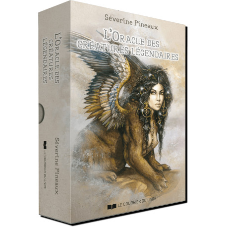 Oracle des créatures légendaires de Séverine Pineaux, coffret oracle et livre, éd. Courrier du Livre
