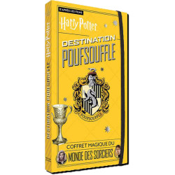 Destination Poufsouffle, Coffret magique du Monde des Sorciers, éd. Gallimard jeunesse
