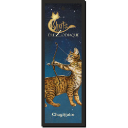 Marque page Chats du Zodiaque : Chagittaire de Séverine Pineaux