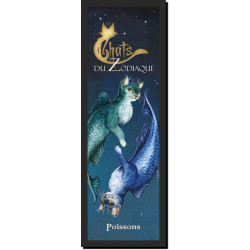 Marque page Chats du Zodiaque : Poisson de Séverine Pineaux