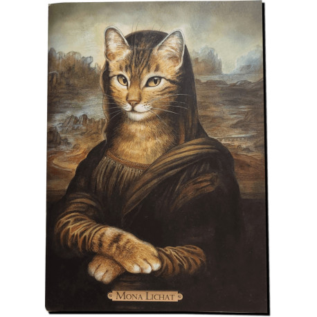 Carnet Mona Lichat, un carnet chat de Séverine Pineaux, éditions Au Bord des Continents