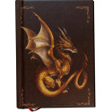 Dragon d'or, Carnet notebook dragon de Séverine Pineaux, éditions Au Bord des Continents