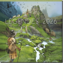Calendrier de Brucero 2026, Légendes celtiques : Paysage, éditions Jos