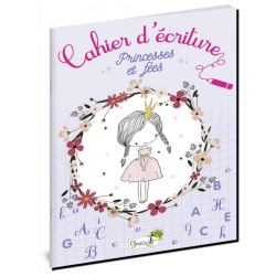 Cahier d'écriture : Princesses et fées, Grenouille éditions