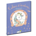 Cahier d'écriture : Licornes, Grenouille éditions