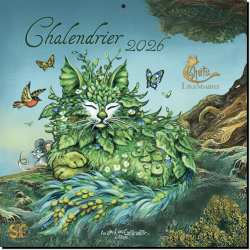 Calendrier de Séverine Pineaux : Chalendrier 2026 Chats légendaires, éd. Au Bord des Continents...