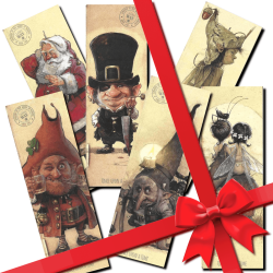 6 marque pages de la collection Once upon a time de Jean-Baptiste Monge