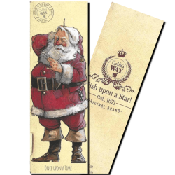 Marque pages Père Noël de Jean-Baptiste Monge, collection Once upon a time