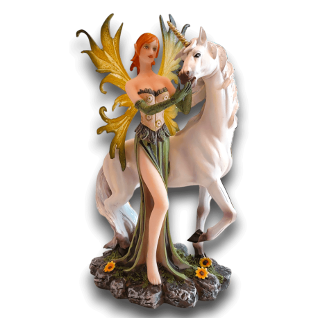 Figurine Fée et licorne
