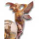 Figurine Fée et boule à neige à paillettes