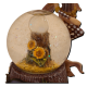 Figurine Fée et boule à neige à paillettes