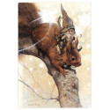 Lutin à la Pipe sur Écureuil de Jean-Baptiste Monge
