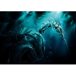 Carte Postale "Dragon Narval" de Elian Black'Mor (Coll. Les Dragons)