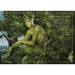 Carte postale Juin - Mois de la Dryade de Séverine Pineaux