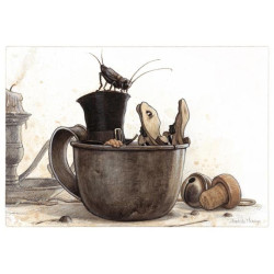 Lutin Endormi dans la Tasse de Jean-Baptiste Monge