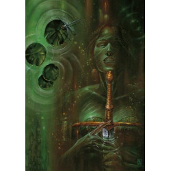 La Dame du Lac, la fée qui offrit Excalibur à Arthur de Didier Graffet
