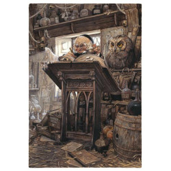 Carte Postale Le Lutin scribe de Jean-Baptiste Monge