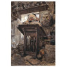 Carte Postale Le Lutin scribe de Jean-Baptiste Monge