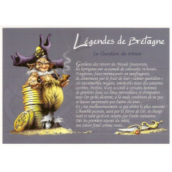 Carte Postale "Le gardien de trésor" illustré par Pascal Moguérou