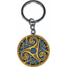 Porte-clef Triskell bleu de Sandrine Gestin (Coll. Celtic Sign)