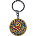Porte-clef Triskell Rouge et Bleu de Sandrine Gestin